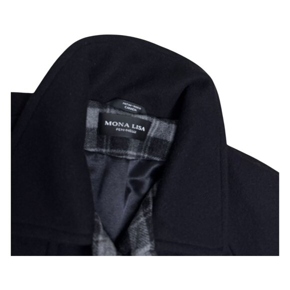 FEN-NELLI MONA LISA Wool Blend Vintage Retro Winter Casual Pea Coat Womens 3XL - Picture 3 of 6